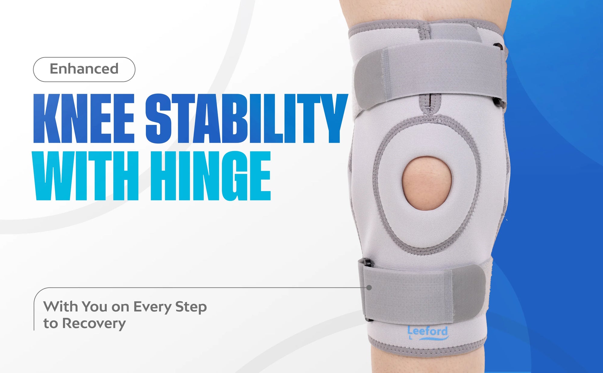 knee support with hinge stability