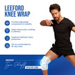 Knee Wrap for Pain Management | Neoprene Material, 4-Way Stretch