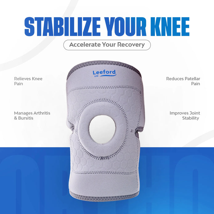 Premium knee support wrap designed for sports and injury recovery

