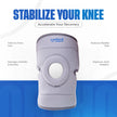 Premium knee support wrap designed for sports and injury recovery

