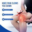 Person holding knee with knee pain illustration and knee pain effects on daily activities
