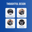 knee cap for men design features listed