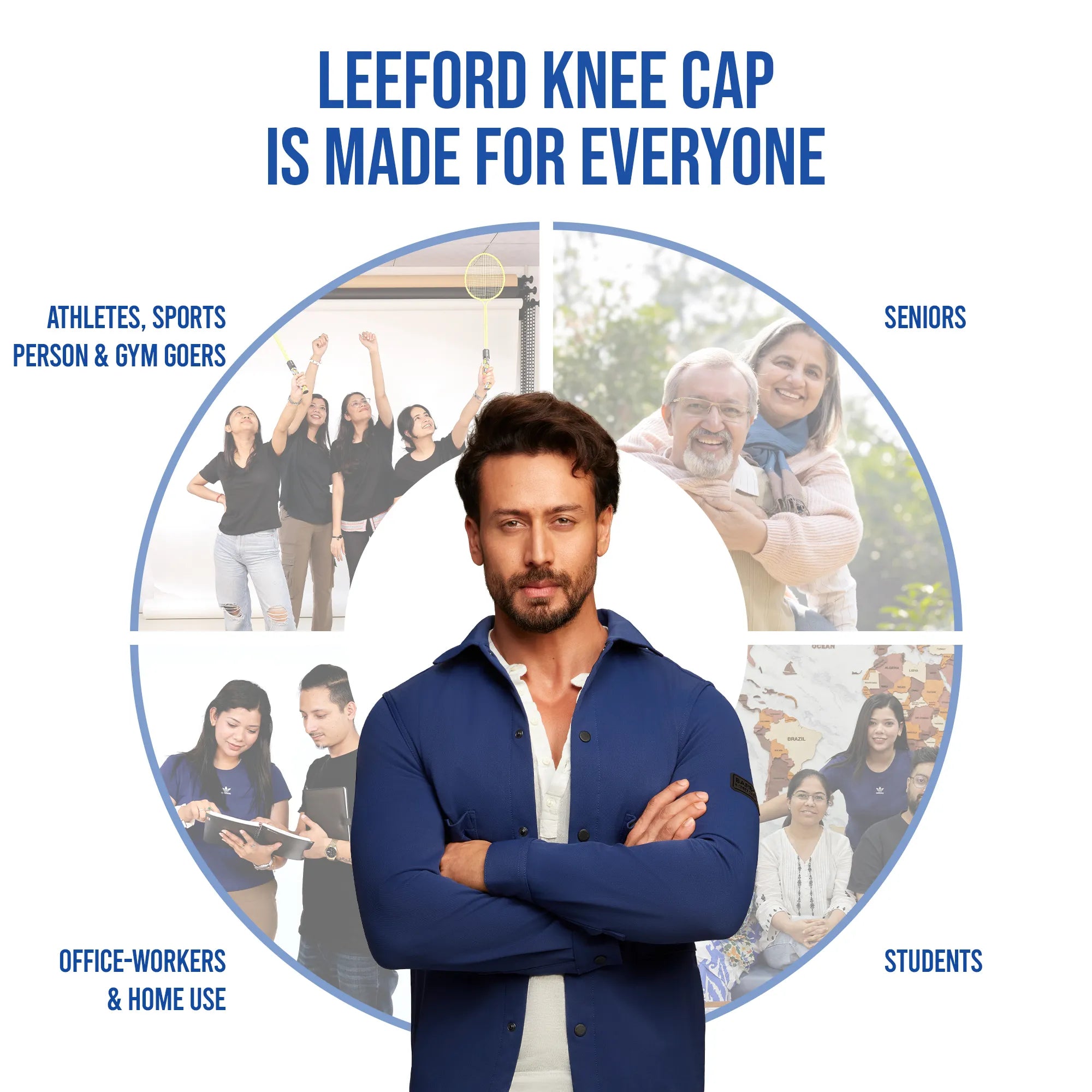 knee cap for men is made for everyone like students athletes