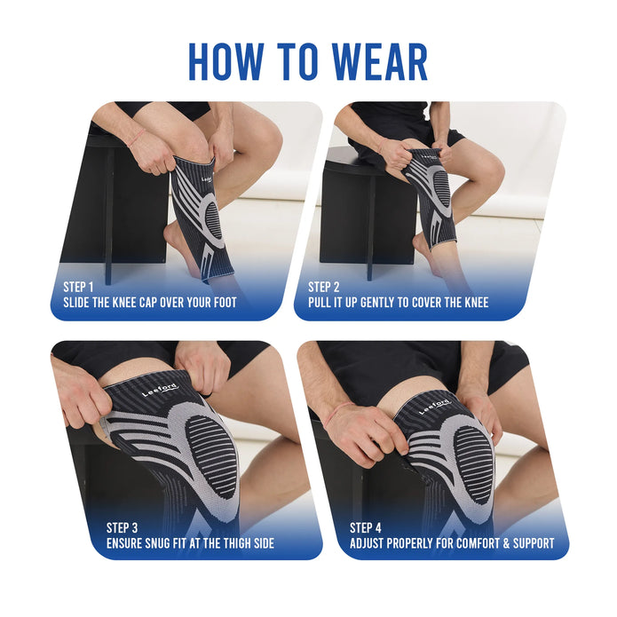 knee cap for men how to wear guide