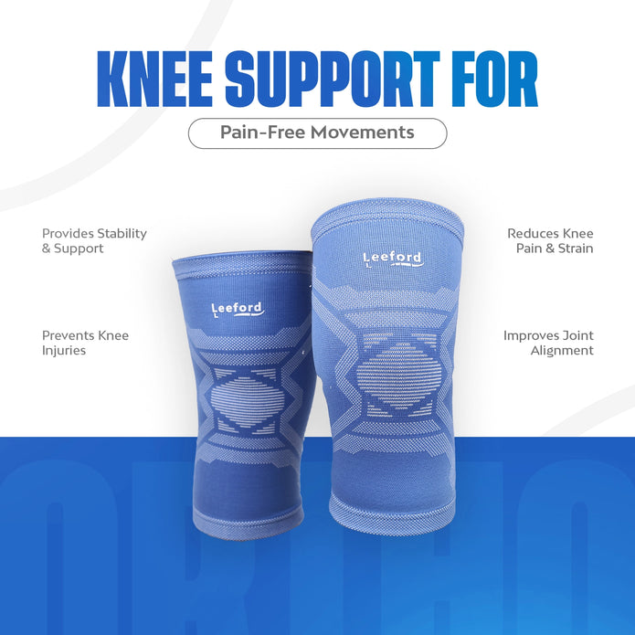Uses of Leeford designer knee cap for joint support and pain relief