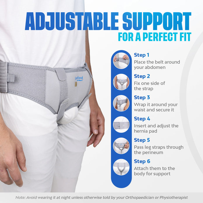 leeford hernia belt use guide