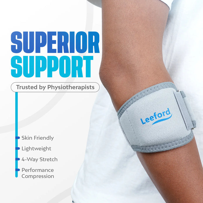 tennis elbow lightweight 4-way stretch elbow brace