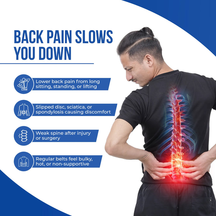 Lumbo Sacral Support Belt | Back Pain Relief & Spine Support
