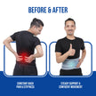 blue lumbo sacral belt before and after use effects