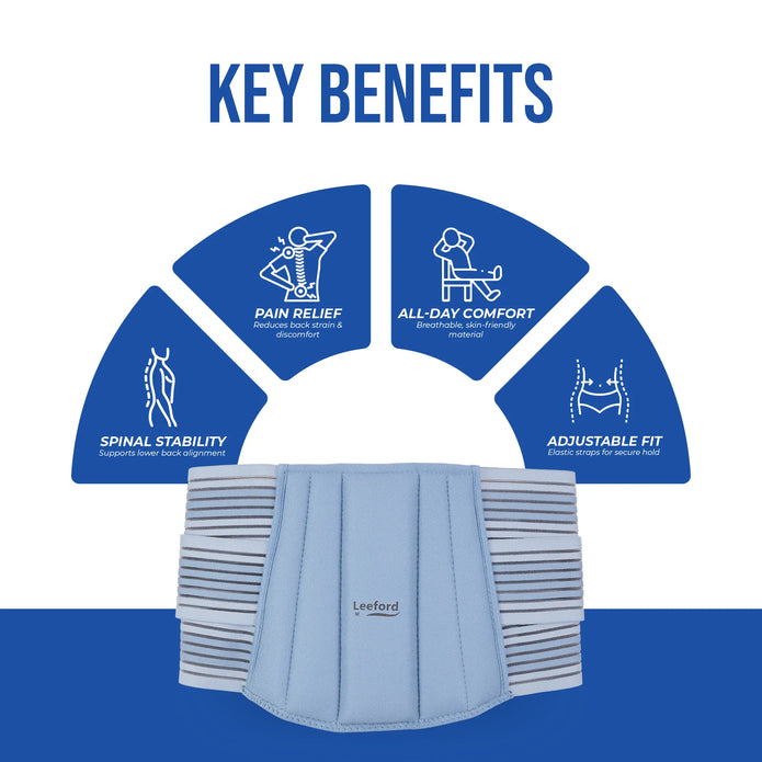 blue lumbo sacral belt key benefits
