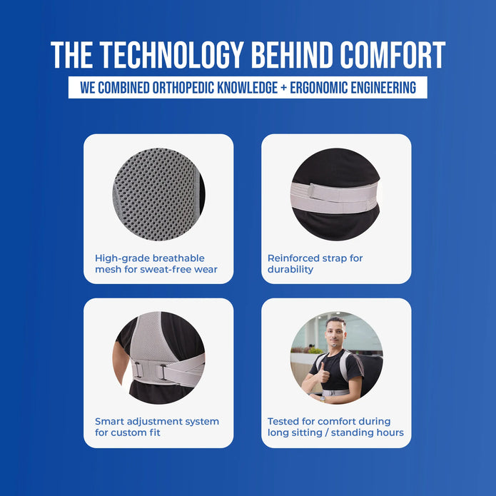 Posture Corrector Belt | Spine Alignment & Back Pain Relief