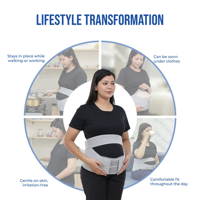 Pregnancy Support Belt | Supports Back, Belly & Posture for Comfort