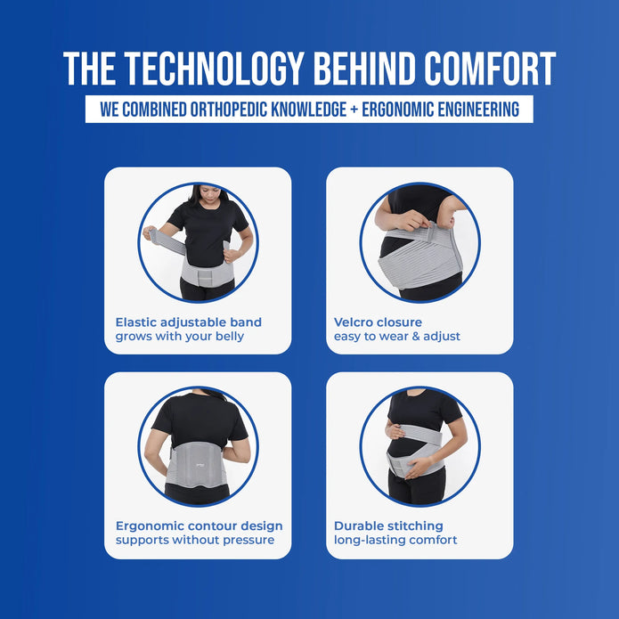 Pregnancy Support Belt | Supports Back, Belly & Posture for Comfort