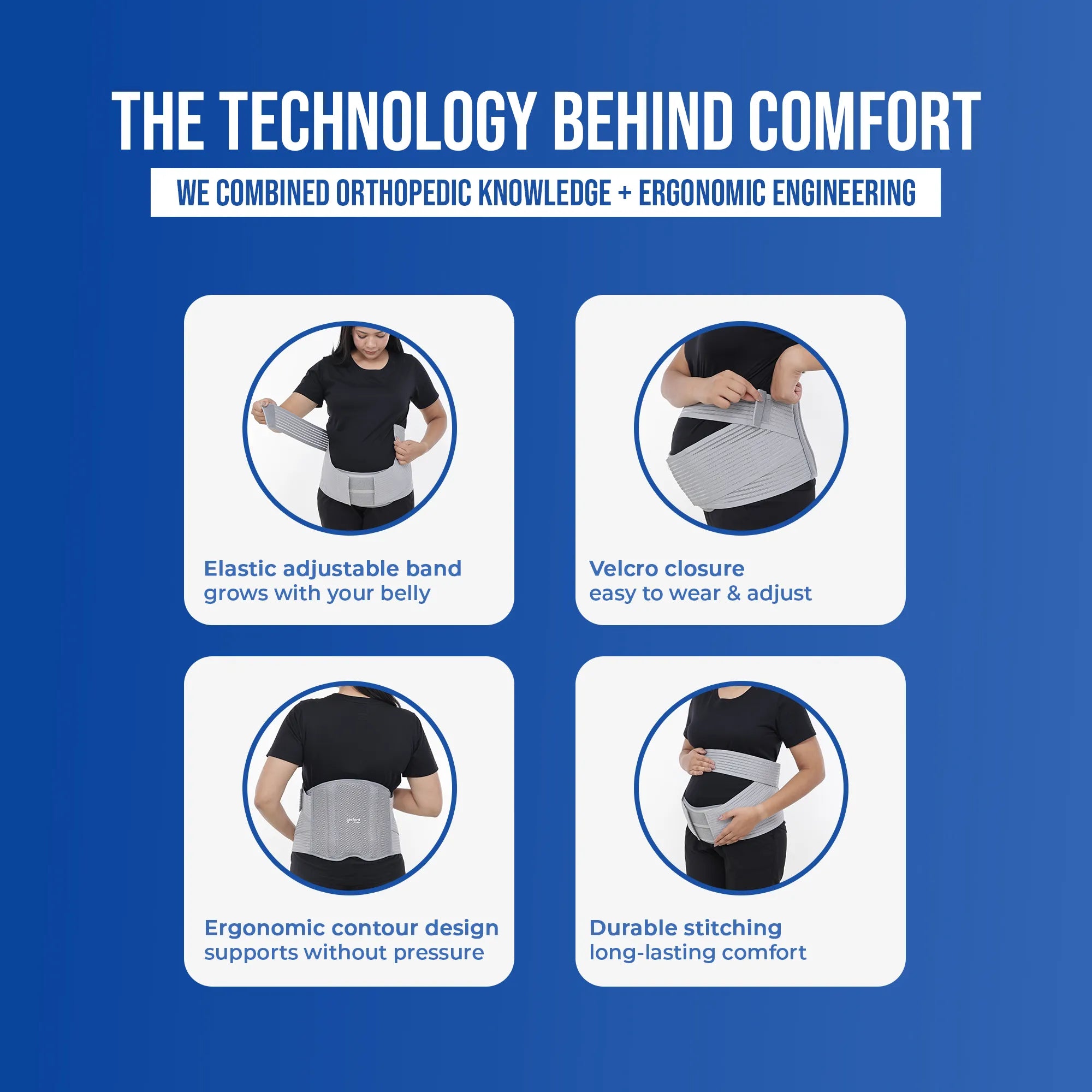 Pregnancy Support Belt | Supports Back, Belly & Posture for Comfort