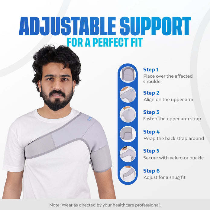 shoulder support adjustable for perfect fit