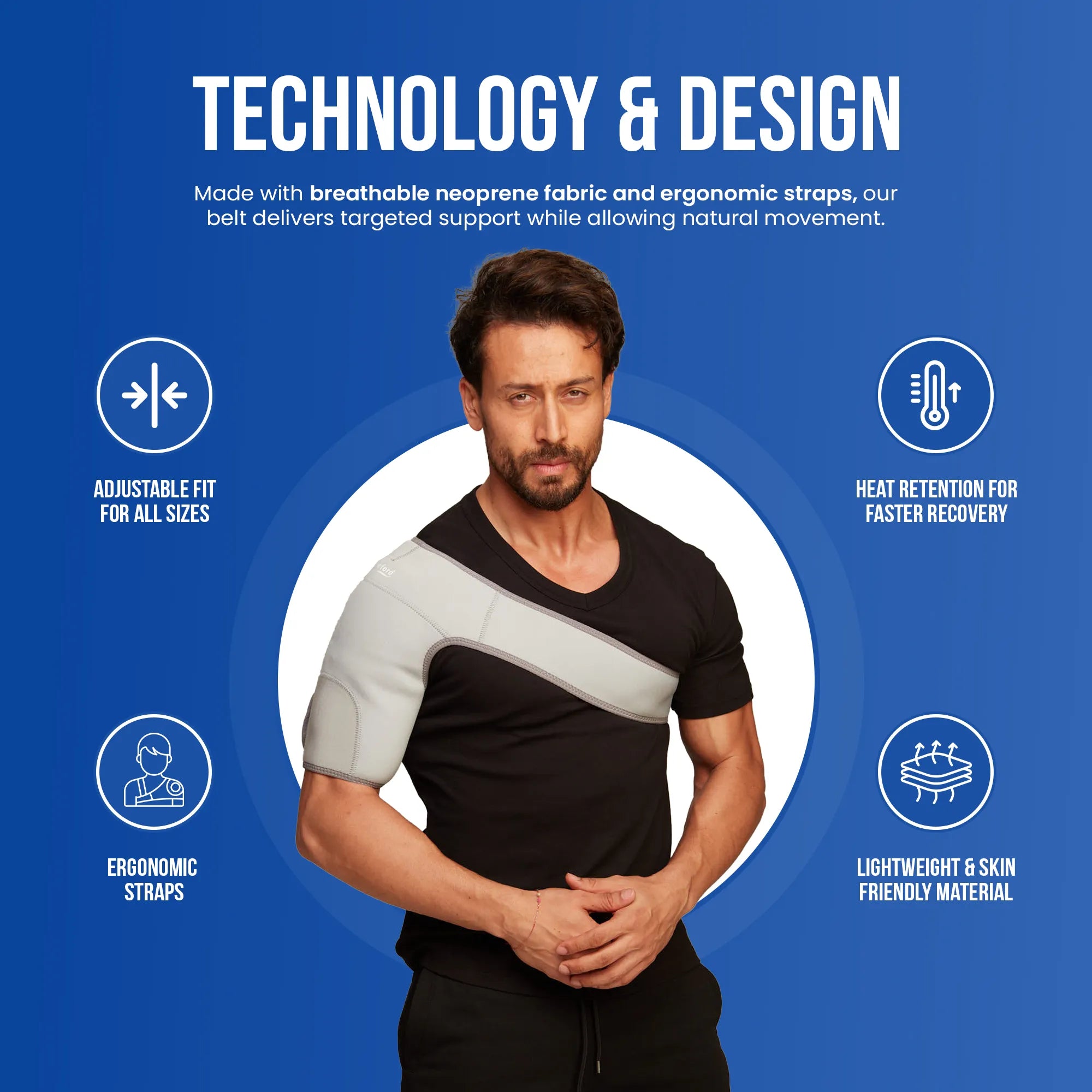 Shoulder Support Belt for Pain Relief