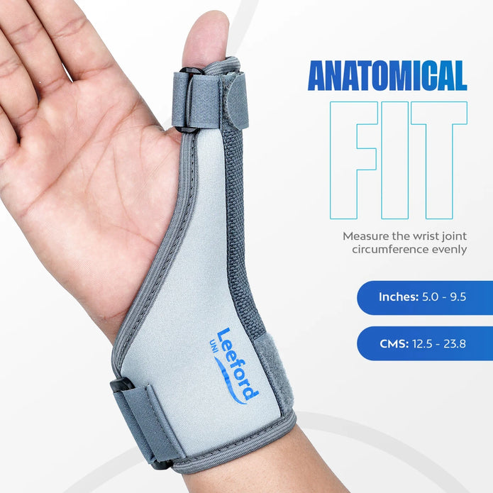 How to measure for proper fit of a thumb spica splint