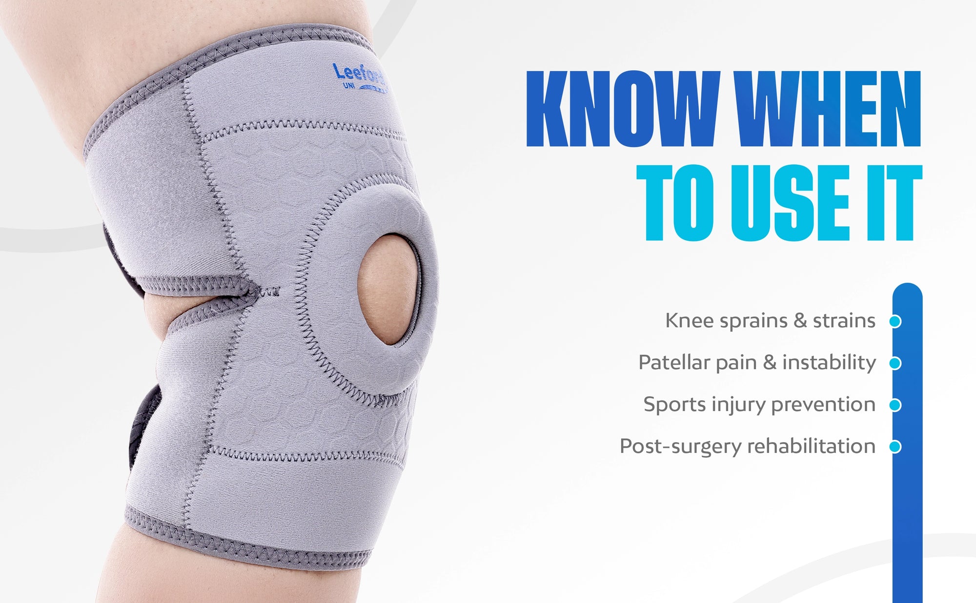 when to use knee wrap neoprene